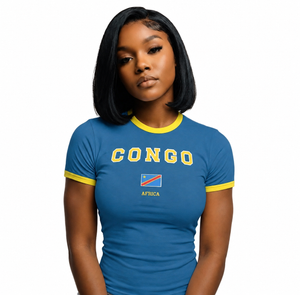 T-shirt Ajusté - Congo Kinshasa