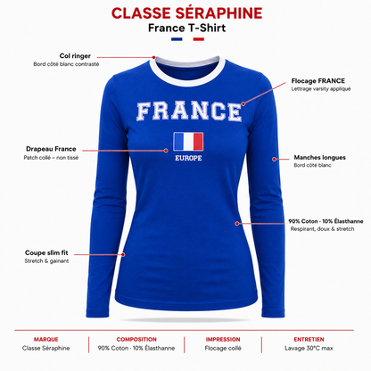 T-shirt Ajusté / Manches longues - France