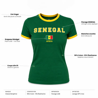T-shirt Ajusté - Sénégal