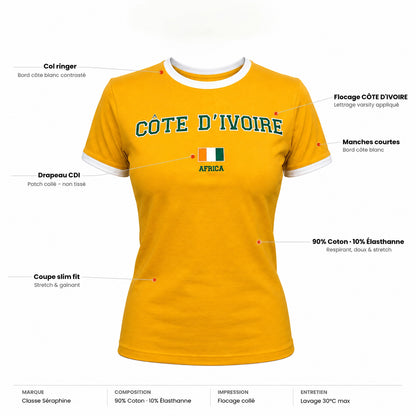 T-shirt Ajusté - Côte d'Ivoire
