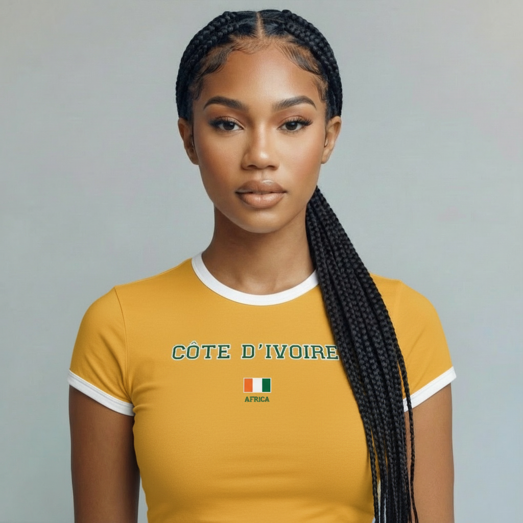 Tee Shirt Ajusté - Côte d'Ivoire